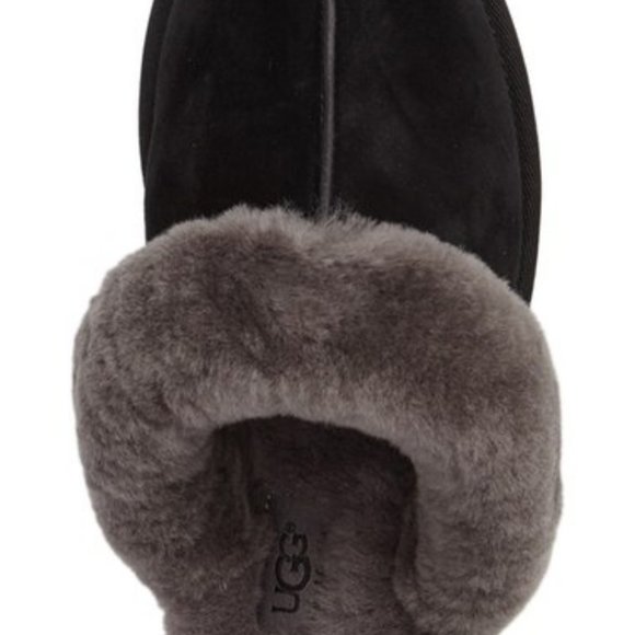 Ugg Australia Women's Size 5 Scuffette Black & Gray Slipper - Picture 5 of 5
